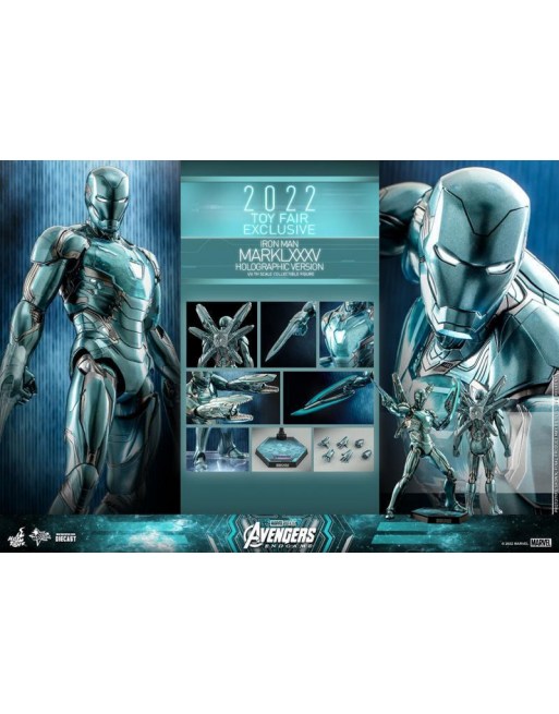 HOT TOYS 1/6 Avengers: Endgame - Iron Man Mark LXXXV (85) Holographic MMS646 D45
