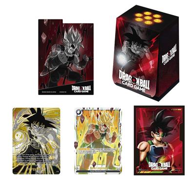 DRAGON BALL SUPER CARD GAME FUSION WORLD OFFICIAL CARD CASE AND CARD SLEEVES SET 01 -BARDOCK-
