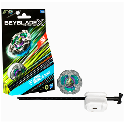 BEYBLADE X LANCE KNIGHT 4-80HN STARTER PACK TOP AND LAUNCHER