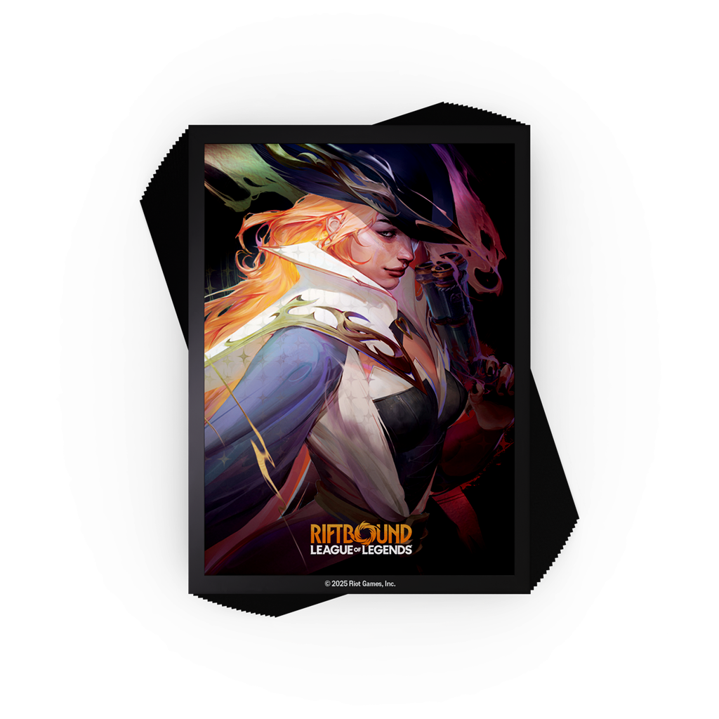 PREORDINE RIFTBOUND - LEAGUE OF LEGENDS TCG - ORIGINS MISS FORTUNE ART SLEEVES - Bustine Protettive di Miss Fortune