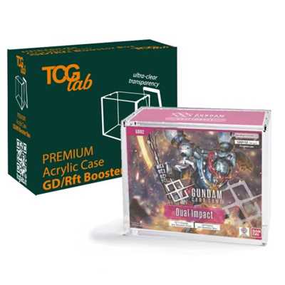 TcgLab Premium Case Protettivo Magnetico in Plexiglass per Riftbound e Gundam Booster Box