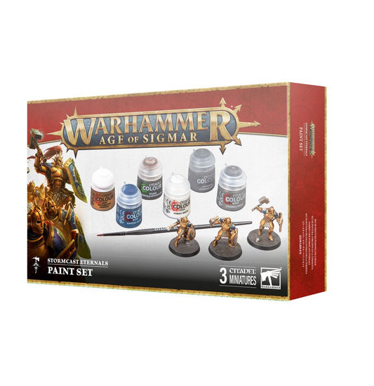 Warhammer Age of Sigmar Set di Pittura dei Figli Eterni della Tempesta - Stormcast Eternals Paint Set