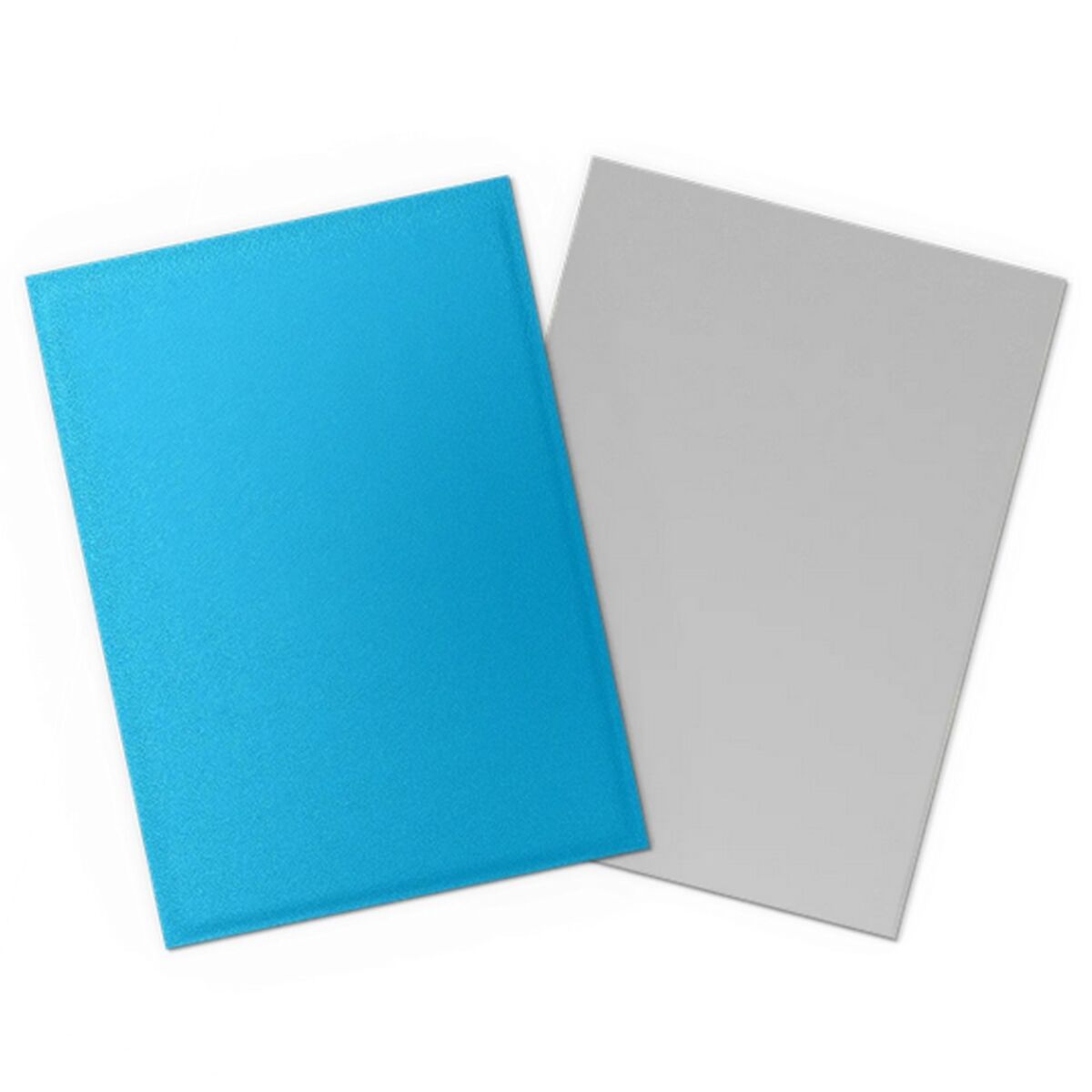 Dragon Shield Dual Matte Sleeves Sky Blue and Silver 100 Bustine Protettive Azzurro Cielo Interno Argento 63x88mm