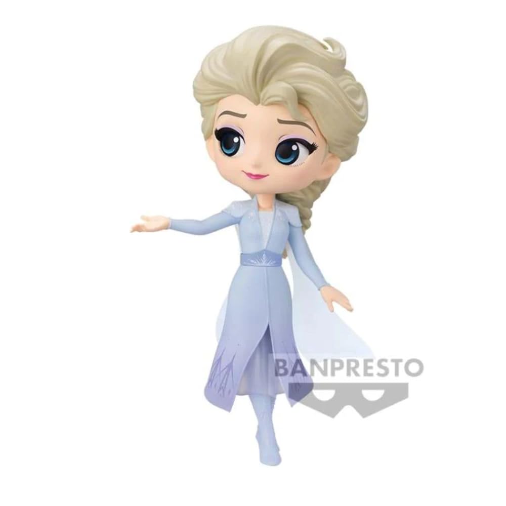 Disney Characters Frozen 2 Elsa Ver.b Q Posket Figura 14cm Banpresto