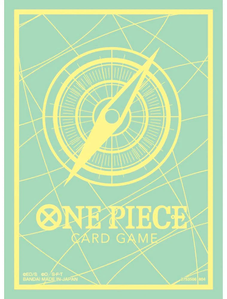 ONE PIECE CARD GAME OFFICIAL CARD SLEEVE 9 (STANDARD GREEN & LEMON)