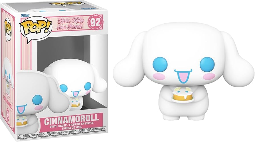 Hello Kitty POP! Sanrio Vinyl Figure Cinnamaroll with Dessert 92