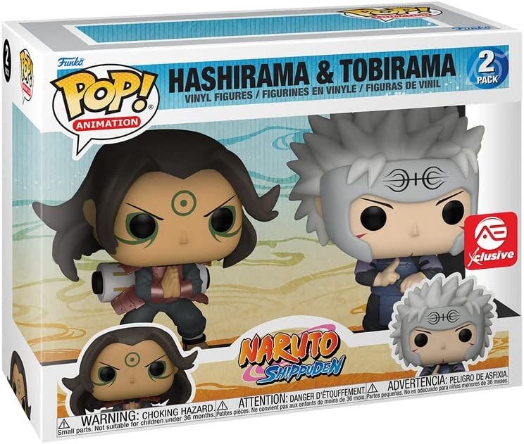 Funko Pop! Animation Naruto Shippuden - Hashirama & Tobirama - 2 Pack - AE Exclusive - Vinyl Figure