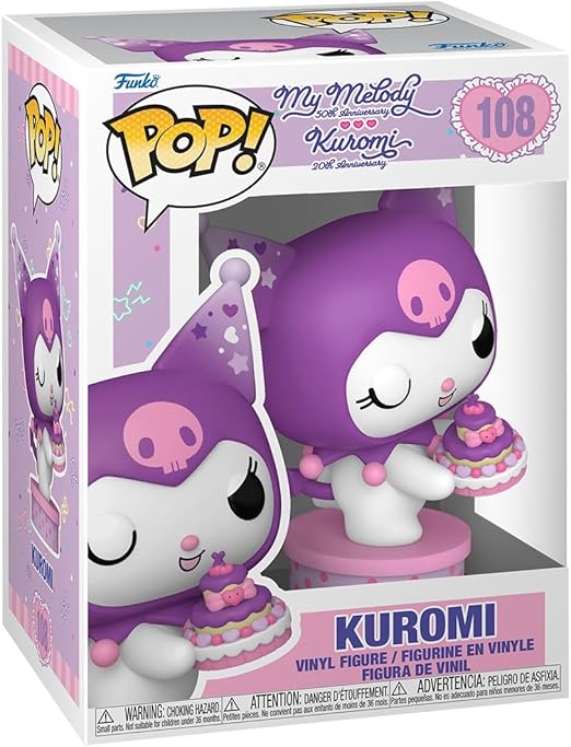 Funko POP! Sanrio: My Melody 50th Anniversary Kuromi 20th Anniversary – Kuromi 108