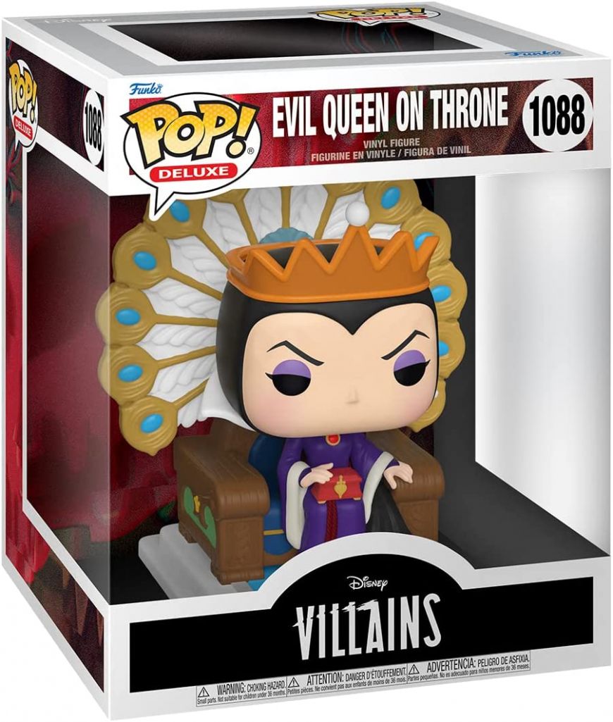 Funko Pop! Deluxe Disney Villains - Evil Queen On Throne - 1088 - Special Edition Diamond - Vinyl Figure