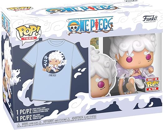 Funko POP! & Tee Animation: One Piece – Luffy Gear Fifth (XL)