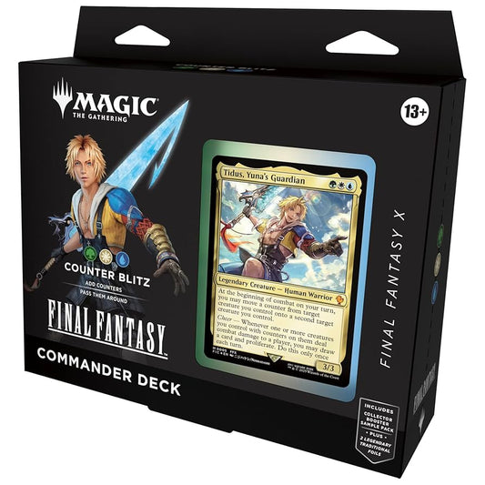 MTG Final Fantasy VII - Mazzo Commander Deck Magic the Gathering - Tidus - Blitz di Segnalini - ITALIANO