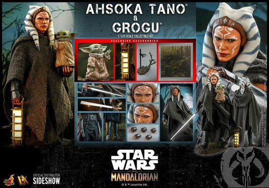 Hot Toys - STAR WARS Ahsoka Tano & Grogu 1/6 12" DX-21 TMS2 AT GG