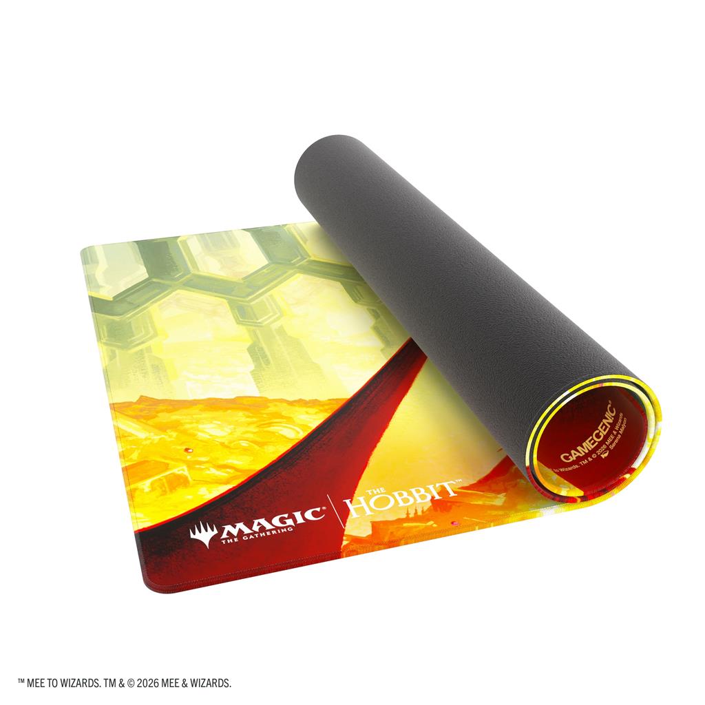 Gamegenic Shiny Playmat Magic: The Gathering – Lo Hobbit Smaug the Golden | Tappetino da Gioco 61x35 cm ENG