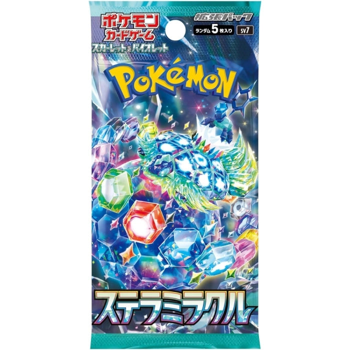 POKEMON STELLAR MIRACLE SV7 - BUSTINA SINGOLA 5 CARTE (JAP) sv7