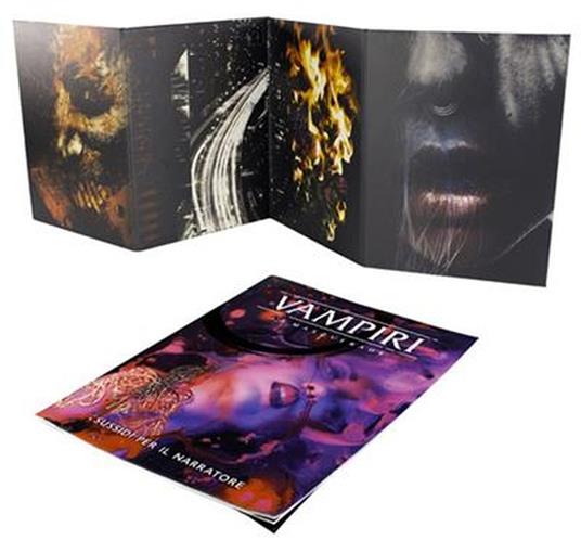 Vampiri La Masquerade Schermo del Narratore V5 Edizione Italiana con Booklet 40 Pagine ITA