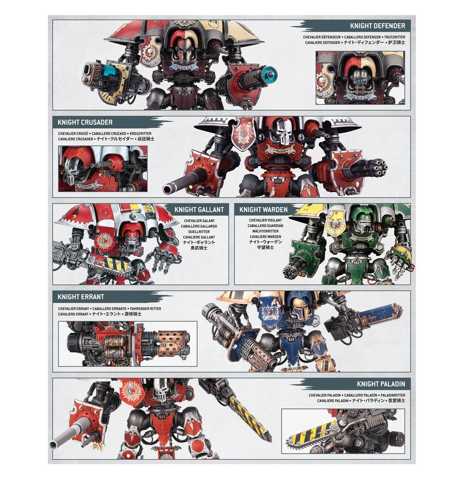 Imperial Knight Questoris - Cavaliere Questoris - Warhammer 40,000