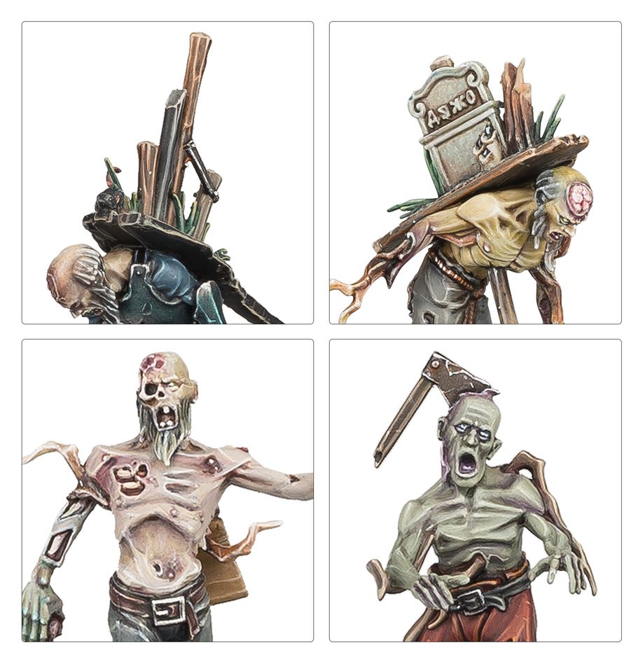 Deadwalker Zombies Warhammer Age of Sigmar - 20 Miniature