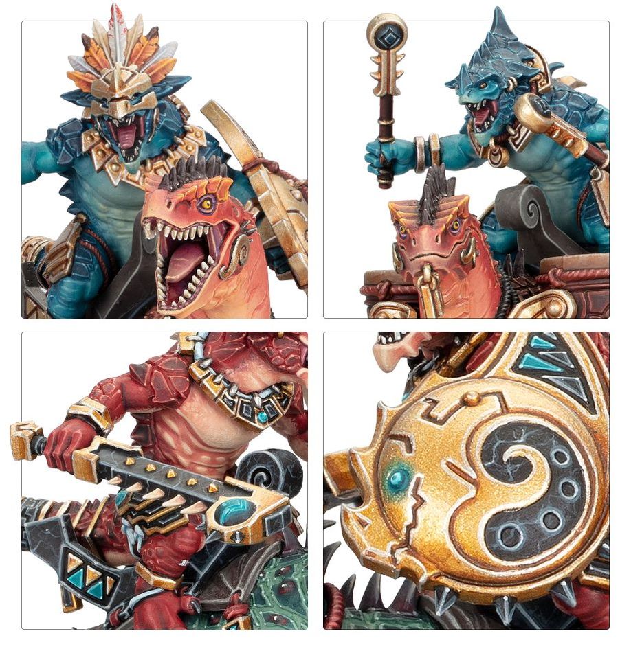 Aggradon Lancers - Lancieri su Aggradonte - Cavalleria Seraphon - Warhammer Age of Sigmar
