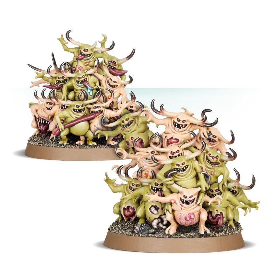 Nurglings - 3 Sciami Daemon Nurgle Warhammer Age of Sigmar 40K