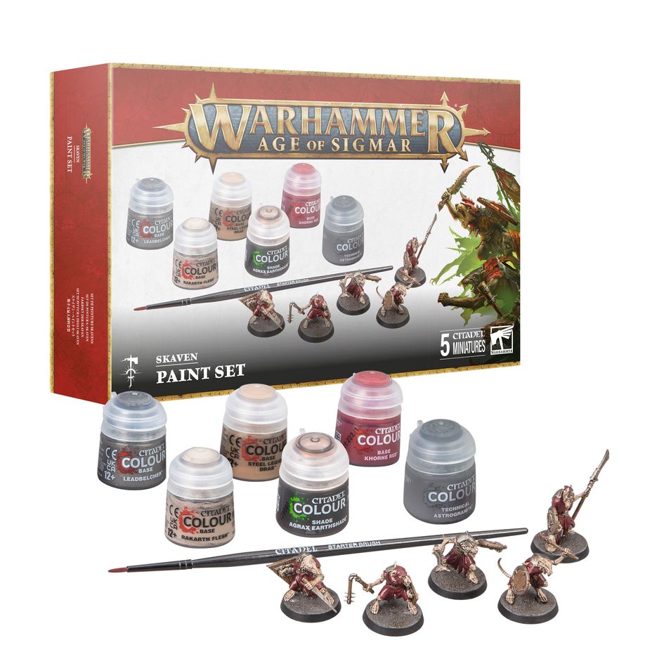 Warhammer Age of Sigmar Set di Pittura degli Skaven - Paint Set