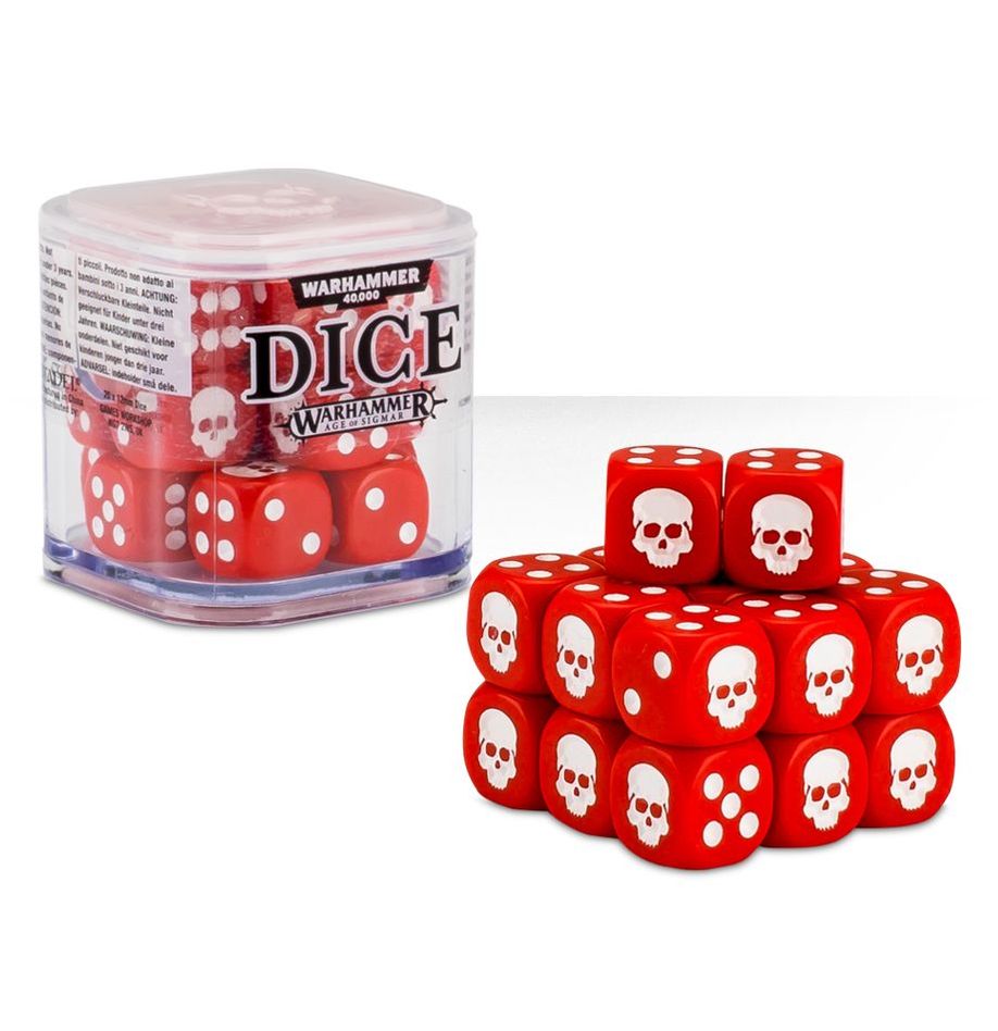 Cubo di Dadi Citadel (20 Dadi 12mm) – Accessorio Essenziale per Warhammer