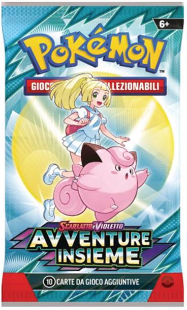 Carte Pokemon - Scarlatto E Violetto Avventure Insieme ITA Bustina 10 Carte