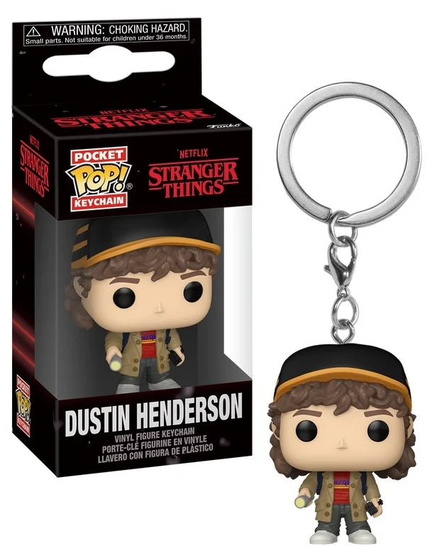 Funko POP! Keychain: Stranger Things 5 – Dustin Henderson