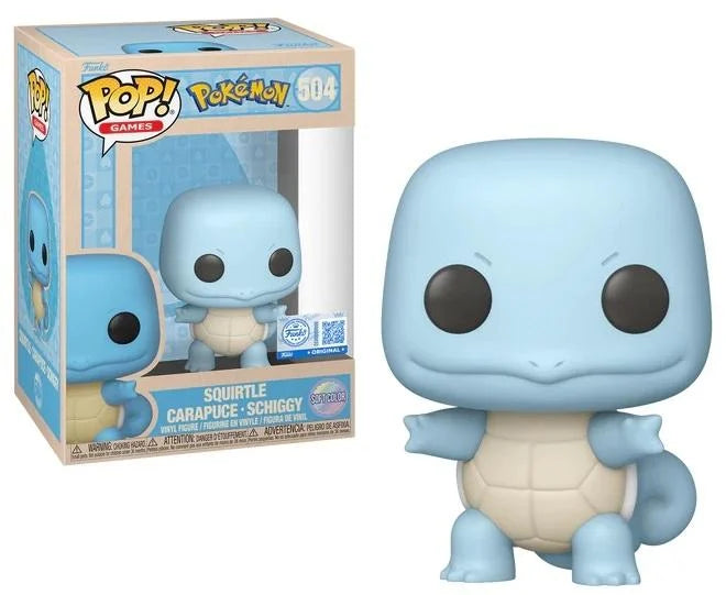 Funko Pop! Games Pokémon Squirtle (Soft Color) #504