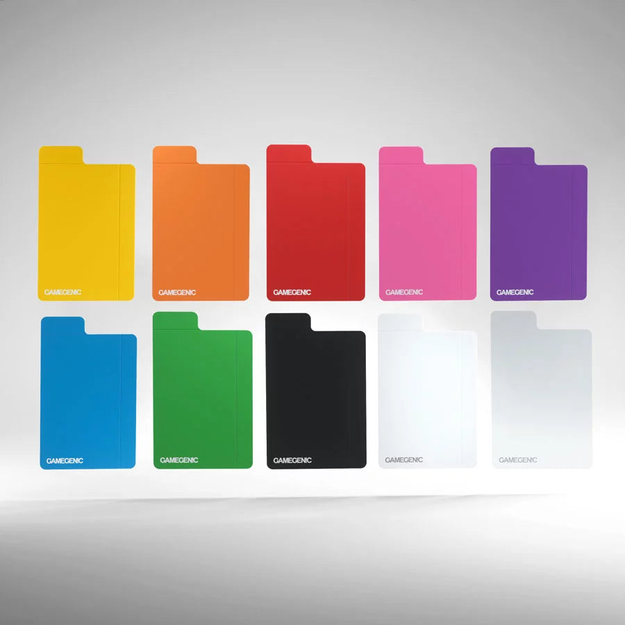 Gamegenic: Flex Card Dividers – Confezione Multicolor da 10 Separatori con Alette Pieghevoli