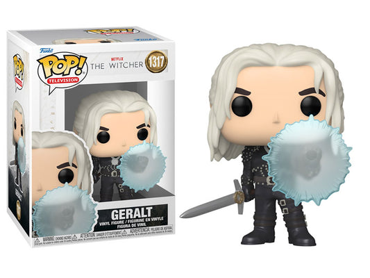 The Witcher POP! TV Vinyl Figure Geralt (Shield) 9 cm