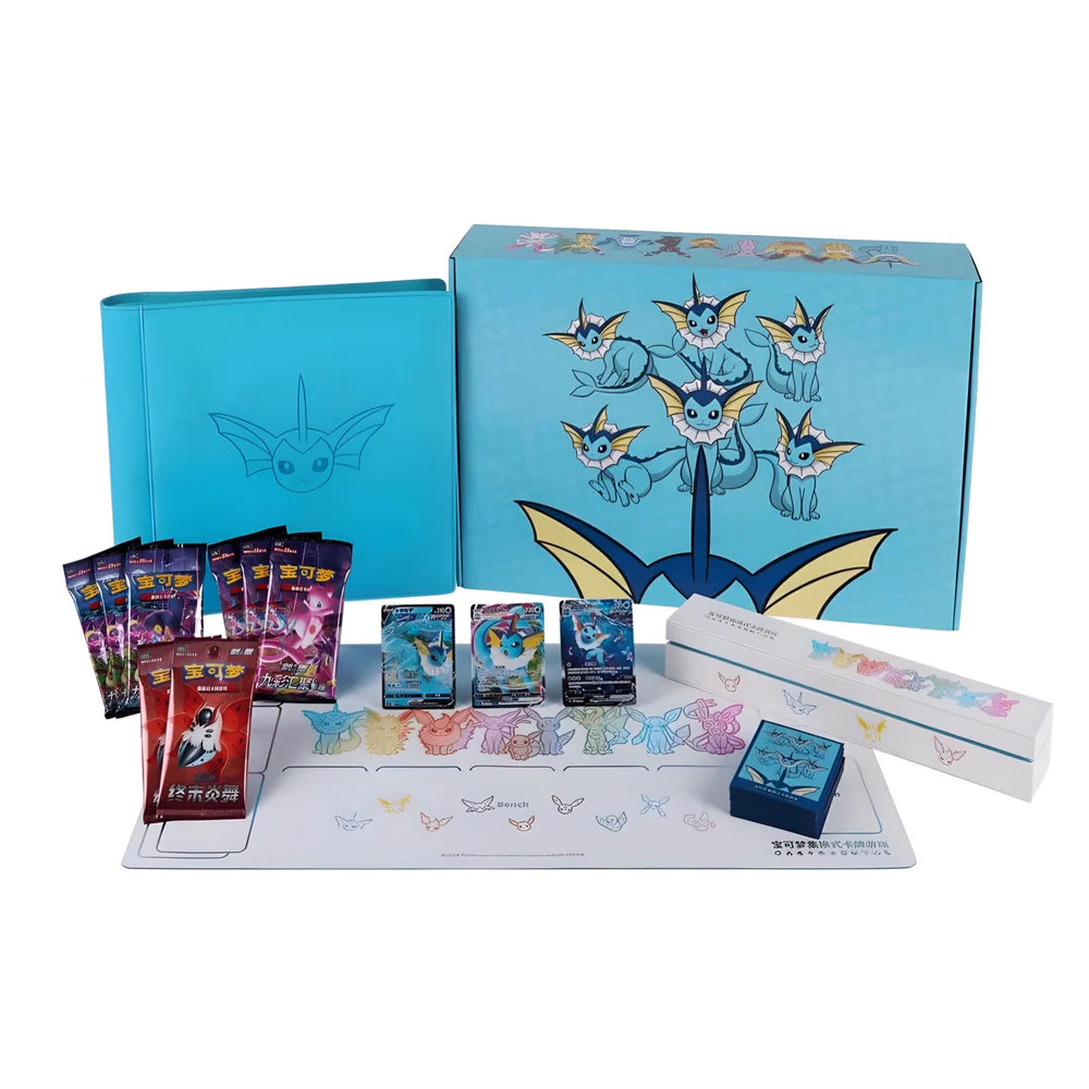 Confezione Pokemon Premium Gift Box: Eevee Evolution Vaporeon CHINESE SPEDIZIONE DAL 10 MAGGIO
