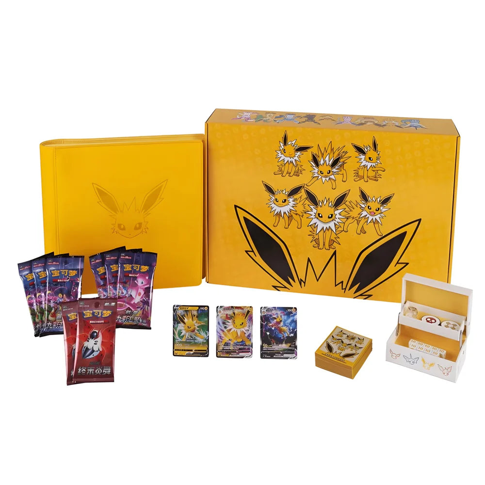 Confezione Pokemon Premium Gift Box: Eevee Evolution Jolteon CHINESE SPEDIZIONE DAL 10 MAGGIO