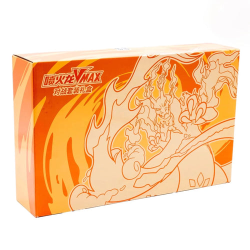 Pokemon Charizard VMAX Battle Set Gift Box CHINESE SPEDIZIONE DAL 10 MAGGIO