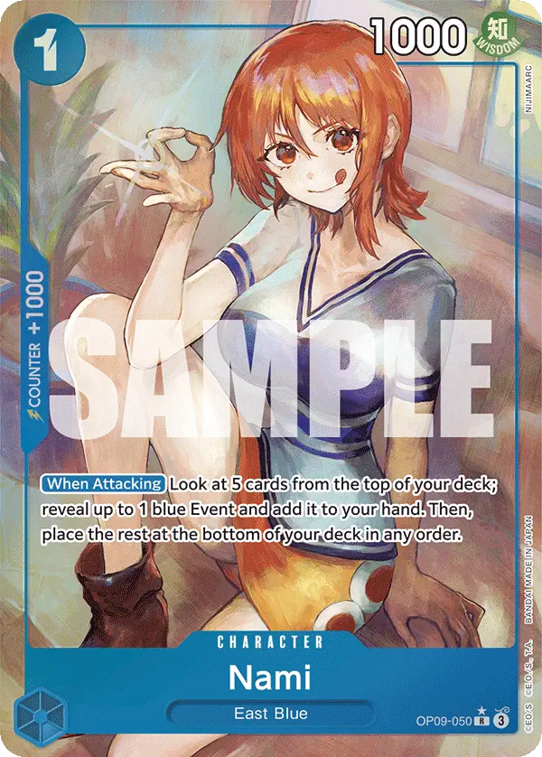 🇬🇧 Nami (Alternate Art) Nami OP-09: Emperors in the New World