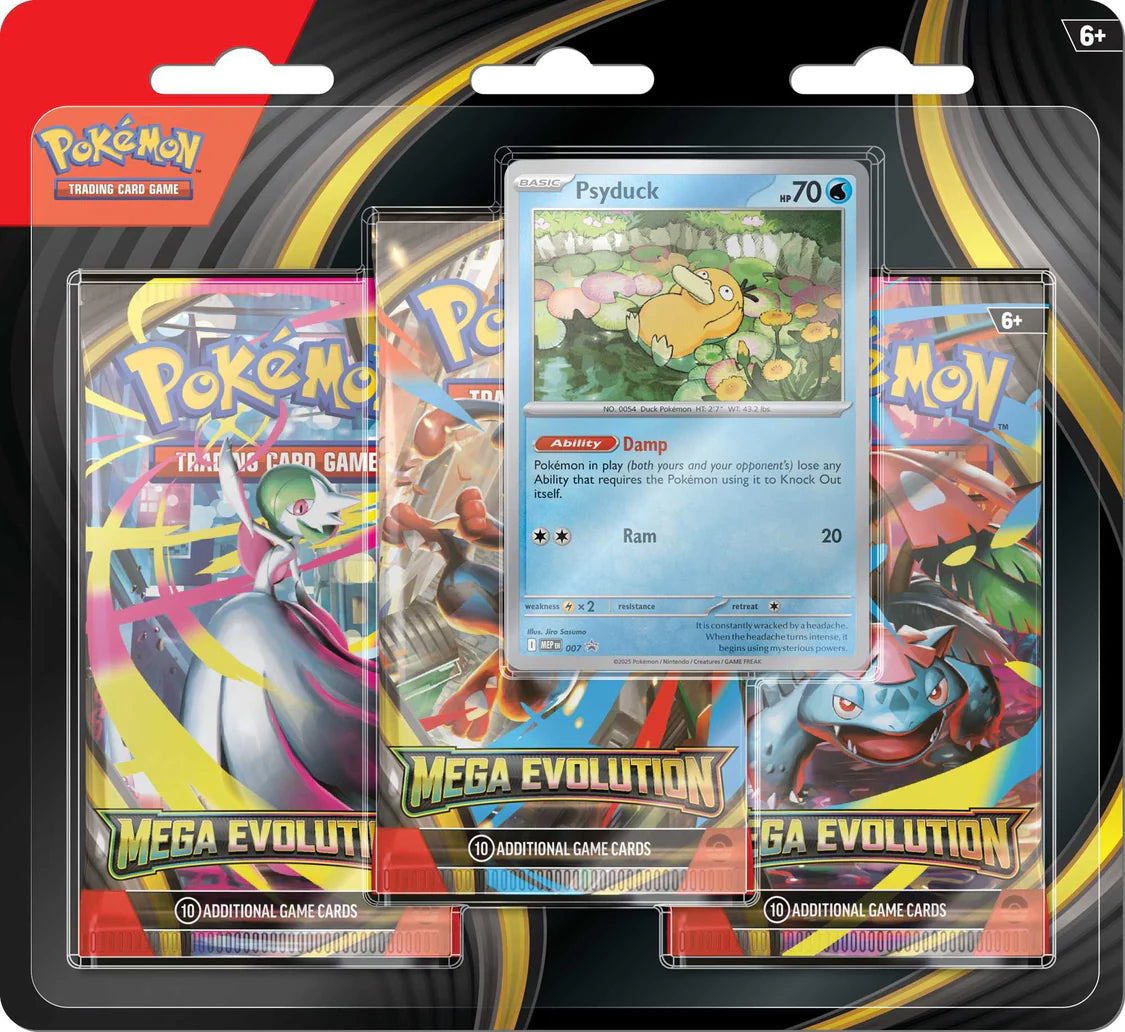 Pokémon TCG Mega Evolution 3 - Pack Blister Casuale con Promo Card - Mega Evoluzione - Inglese