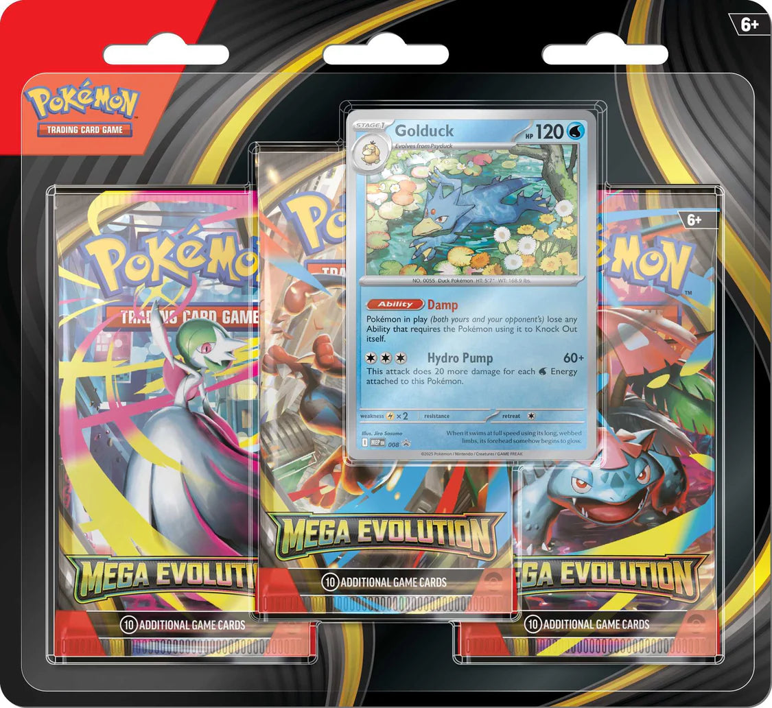 Pokémon TCG Mega Evolution 3 - Pack Blister Casuale con Promo Card - Mega Evoluzione - Inglese