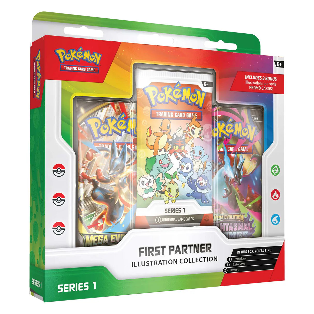 Pokémon TCG: First Partner Illustration Collection - Series 1 | Promo Cards Kanto Sinnoh Alola | ENG