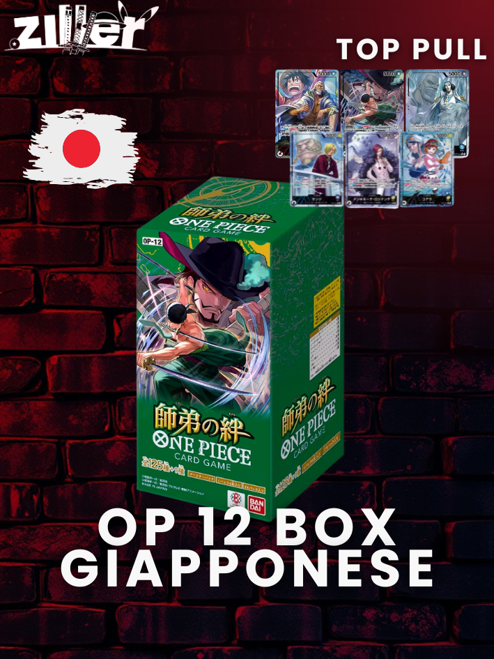 One Piece Card Game Legacy of the Master OP12 OP 12 Display – 24 Buste (JAP)