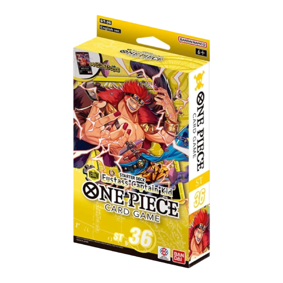 Bandai One Piece Card Game Starter Deck ST - 36 Yellow Eustass "Captain" Kid JAP | Drop Esclusivo