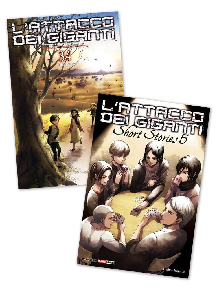 L'ATTACCO DEI GIGANTI 34 VARIANT attack on titan