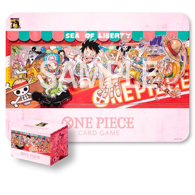 One Piece Card Game - Playmat & Card Case Set - 25th Anniversary