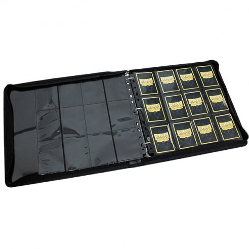 Album ad Anelli (12 tasche) - Zipster XL - Forest Green - Dragon Shield