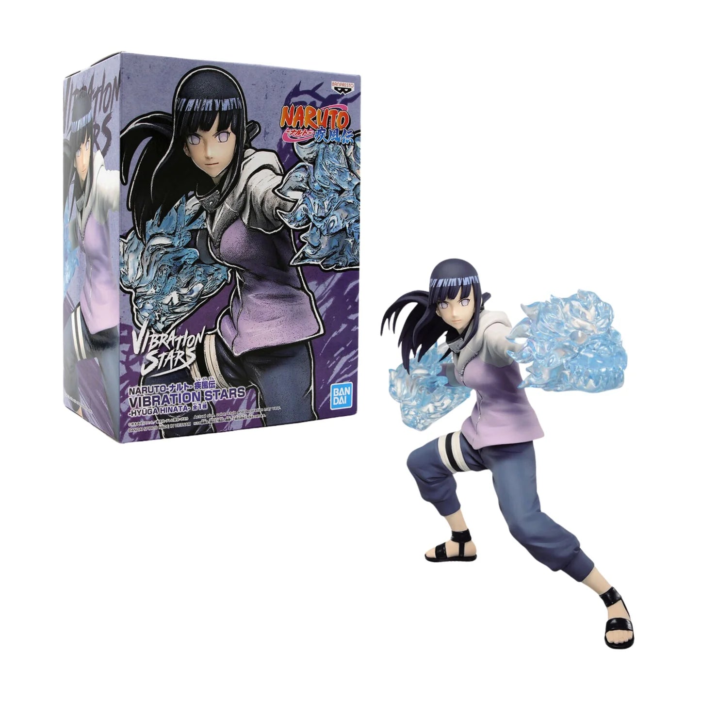 Naruto Shippuden Vibration Stars Hinata Hyuga Figura 16cm Banpresto