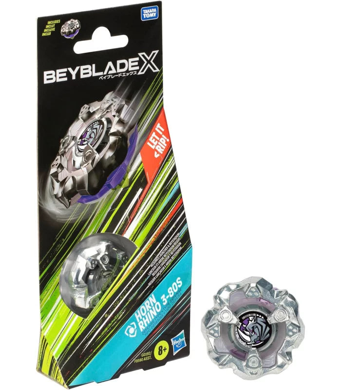 Beyblade X Horn Rhino 3-80S Booster Pack Set