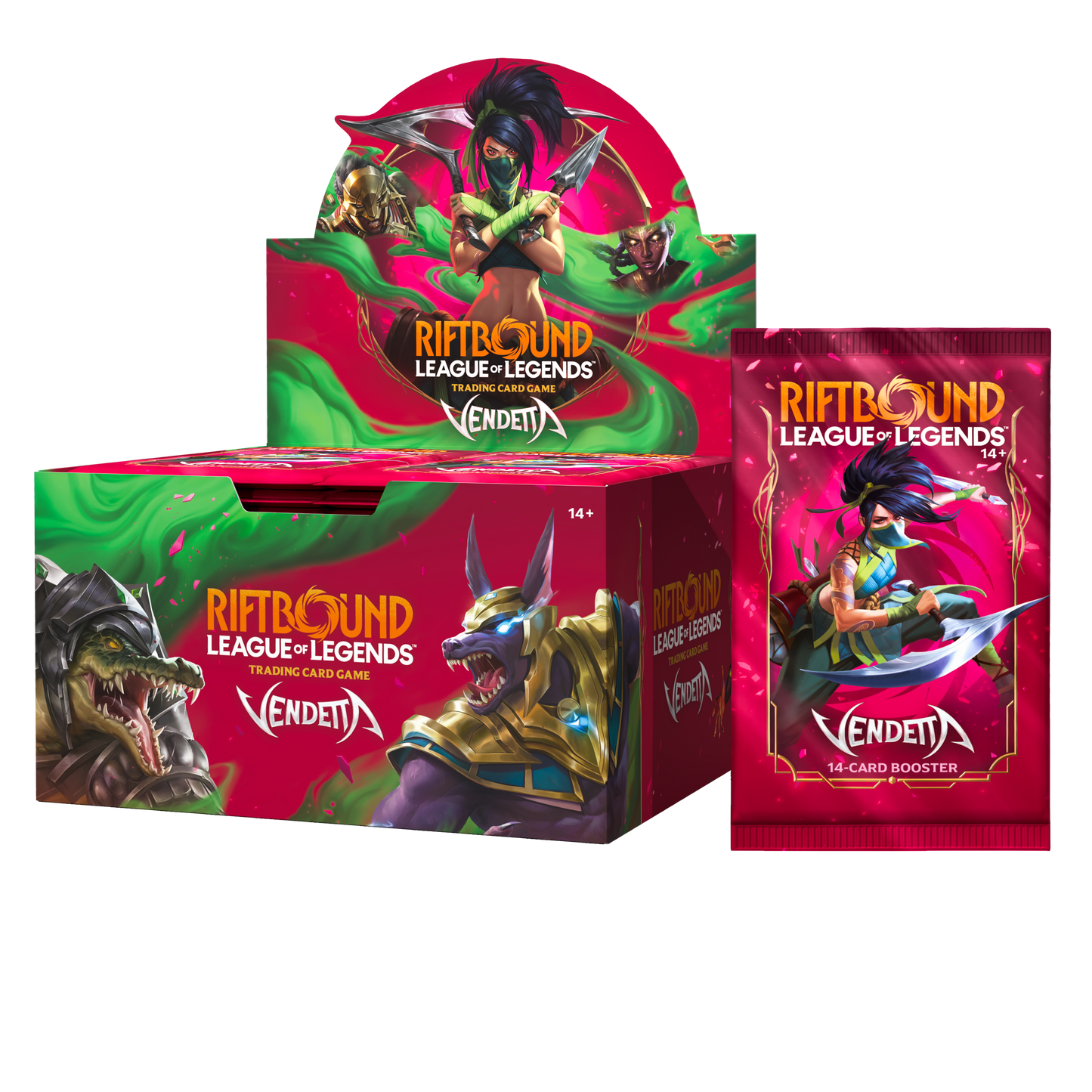 Riftbound League of Legends TCG Vendetta Booster Display 24 Buste ENG UVS Games