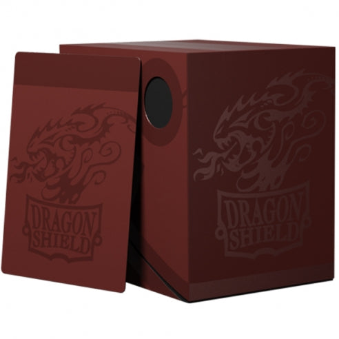 Double Shell - Blood Red / Black - Dragon Shield - Porta Mazzo