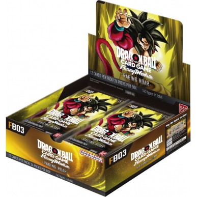 Dragon Ball Super Card Game Fusion World Raging Roar FB - 03 Display Box 24 Buste Inglese