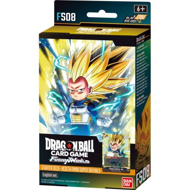 Dragon Ball Super Card Game: Fusion World - Vegeta (Mini) Super Saiyan 3 FS-08 - Starter Deck (ENG)