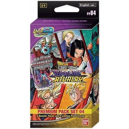 Dragon Ball Super Premium Pack DBS Set 04 PP04 Supreme Rivalry mazzo (EN)