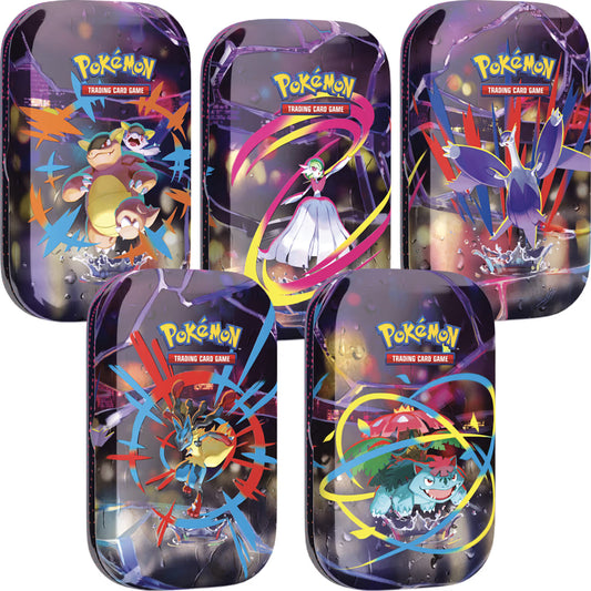 POKEMON – MINI TIN MEGAEROI – MEGAEVOLUZIONE – 1 TIN SINGOLO CASUALE ITA